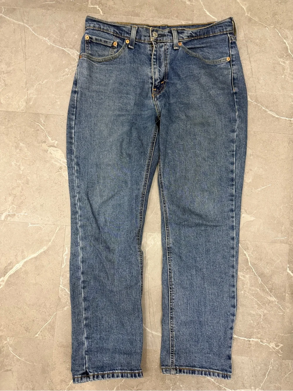 Levi's Men's 541 Blue Medium Wash Athletic Tapered 5-Pocket Jeans - 31 X 30